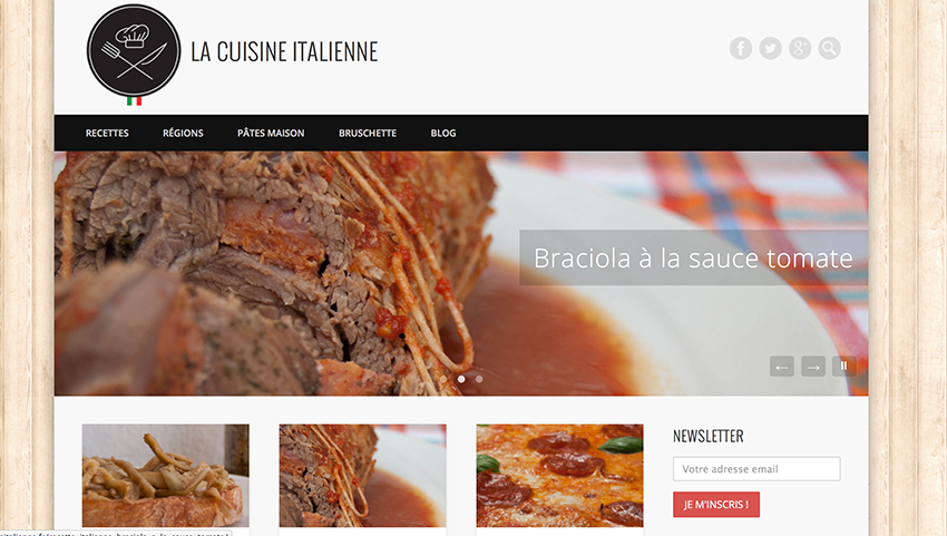 Blog la cuisine Italienne